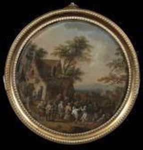 Scene De Taverne by Jacques Willem Van Blarenberghe