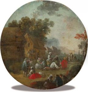 Rejouissances Paysannes by Louis Nicolael van Blarenberghe
