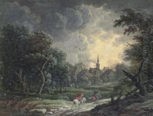 Two Riders Weathering A Storm