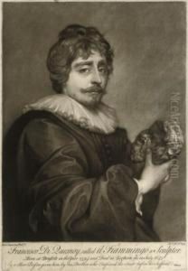 Francesco Di Quesnoy, Called Il Fiammingo A Sculptor by Pieter van Bleeck