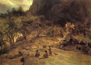 Mariposa Indian Encampment Yosemite Valley California