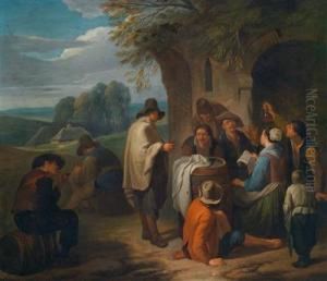 Eine Frohliche Gesellschaft by Norbert van Bloemen