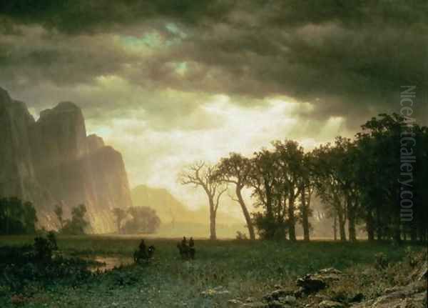 Passing Storm in Yosemite, 1865 - view 1