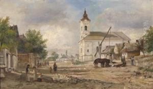 Open Space With Well Next To A Church