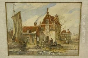 Hollands Havenplaatsje by Pieter Van Borselen