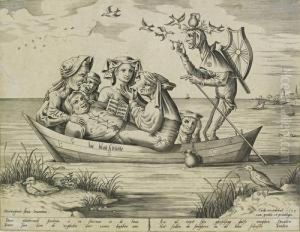 Die Blau Schuyte by Pieter van der Heyden