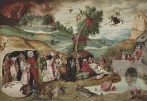 The Temptation Of Saint Anthony by Pieter van der Heyden
