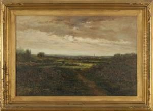 Landscape With Distant Village by Robert Ward Van Boskerck