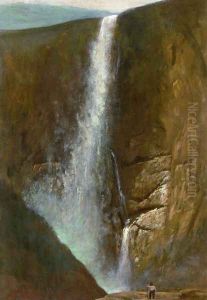 The Falls by Albert Bierstadt
