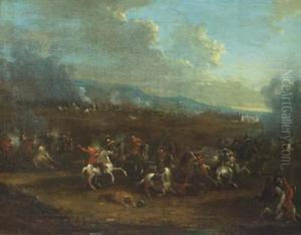 A Cavalry Skirmish - view 1