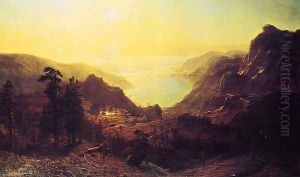 View of Donner Lake, California