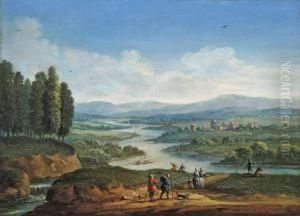 Flusslandschaft Mitanglern