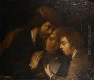 Receiving News by Jan Pieter Van Bredael I