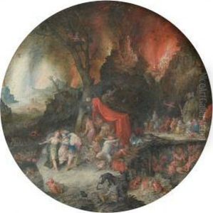 Enee Et La Sibylle De Cumes Aux Enfers by Joseph van Bredael