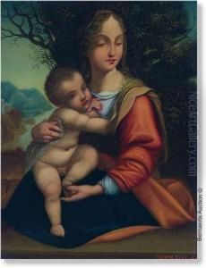 Madonna In Landscape Madonna In Landscape