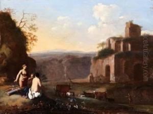Scena Arcadica by Jan Gerritsz van Bronchorst