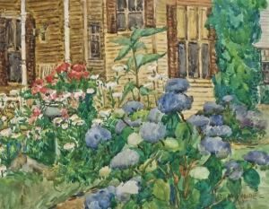 The Flower Garden by Matilda Wyck Van Browne