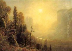 Study for "Yosemite Valley, Glacier Point Trail"