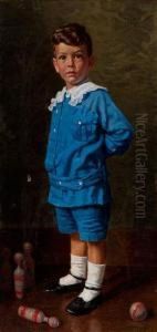 Frankje At The Age Of 3 by Johann Georg van Caspel