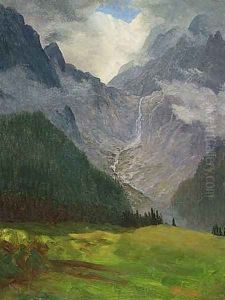 Storm in the Rocky Mountains by Albert Bierstadt