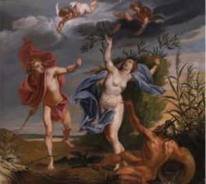 Apollo Und Daphne by Jan Van Cleve
