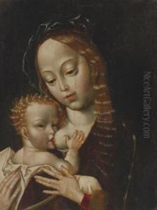 Madonna And Child by Joos Van Cleve