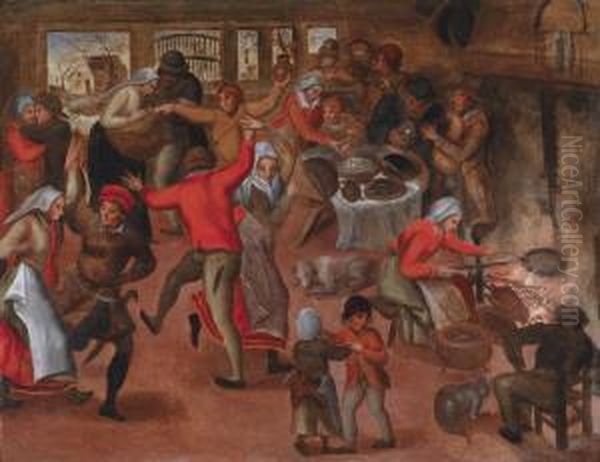 Peasant Dance In A Tavern - view 1