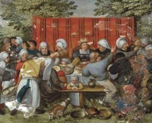 Le Mariage Champetre by Marten Van Cleve