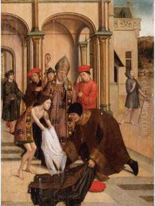 Saint Francis Renouncing The World For The Cloister by Jan Ii Van Coninxloo