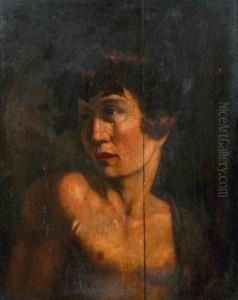 Portrait De Jeune Homme En Bacchus