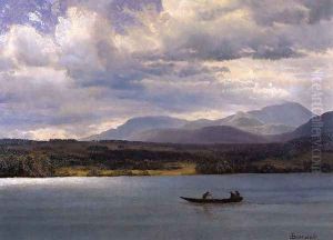 Overlook Mountain from Olana by Albert Bierstadt