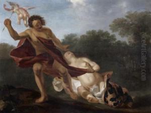 Meleagre Et Atalante by Abraham van Cuylenborch