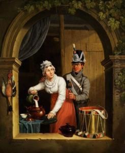 Die Dezente Annaherung by Cornelis van Cuylenburg