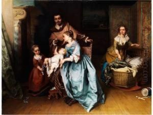 Die Familienidylle by Casimir Van Den Daele