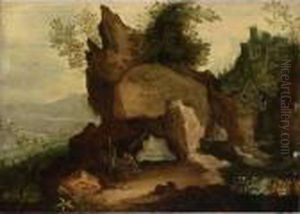 Saint Jerome In Penitence by Cornelis I Van Dalen