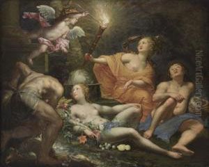An Allegory Of The Four Elements by Jan van Dalen