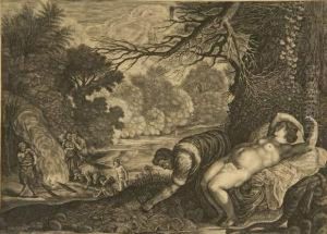 Cephalus Und Procris. by Magdalena Van De Passe