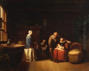 Grandmother With Child Inher Lap