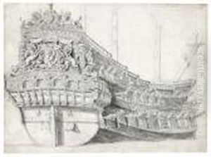 Portrait Of A Dutch Warship