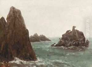Seal Rocks, California by Albert Bierstadt