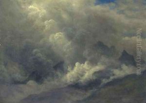 Study of Clouds and Mist by Albert Bierstadt