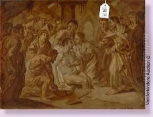 La Resurrection De Lazare by Jan van de Venne