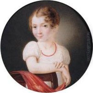 A Miniature Portrait Of Jacobina Cornelia Dalen