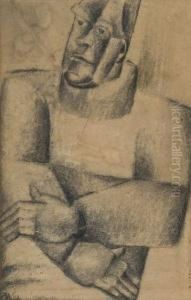 Portrait De Constant Permeke by Frits Van Den Berghe