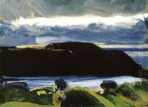 Breaking Sky Monhegan by George Wesley Bellows