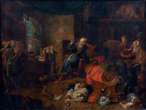L'allegorie De L'avarice by Balthazar Van Den Bossche