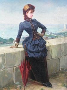 Elegante Au Parapluie