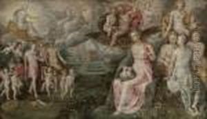 An Allegory Of Fidelity by Crispiaen Van Den Broeck