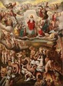 The Last Judgment by Crispiaen Van Den Broeck
