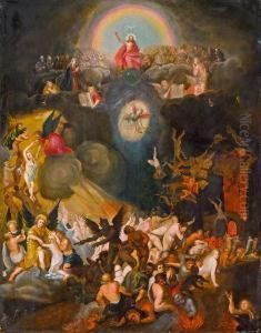 Jungstes Gericht by Crispiaen Van Den Broeck